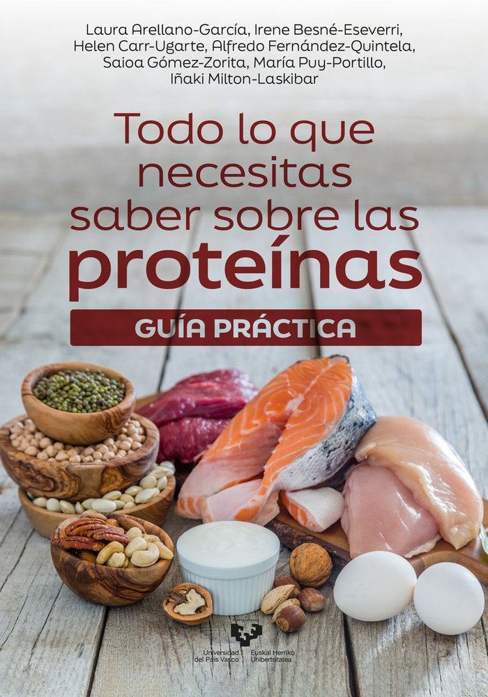 TODO LO QUE NECESITAS SABER SOBRE LAS PROTEINAS, de ARELLANO GARCIA, LAURA | portada del libro