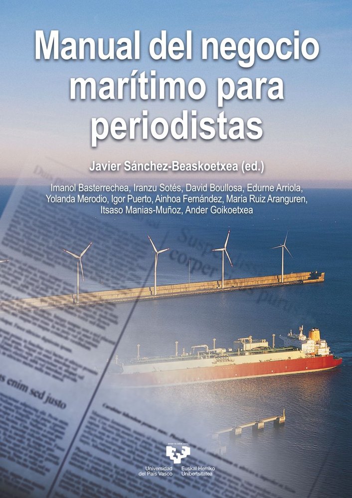MANUAL DEL NEGOCIO MARITIMO PARA PERIODISTAS, de BASTERRECHEA IRIBAR, IMANOL | portada del libro