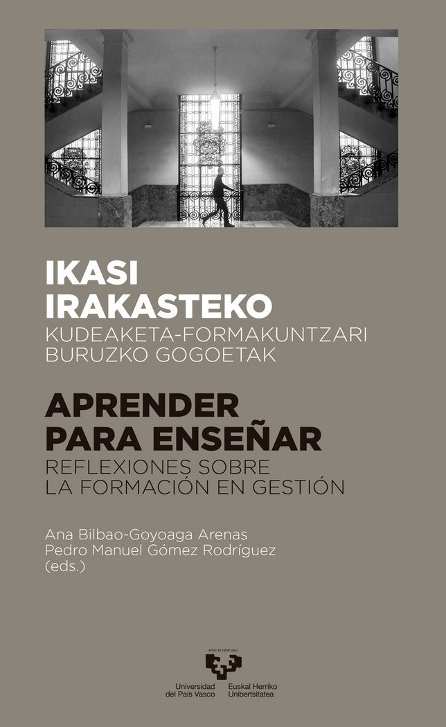 Ikasi irakasteko. Kudeaketa-formakuntzari buruzko gogoetak û Aprender para enseñar. Reflexiones sobr | portada del libro