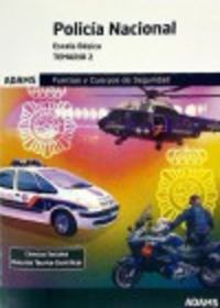 Policia Nacional. Escala Básica. Temario 2, de Obra Colectiva | portada del libro