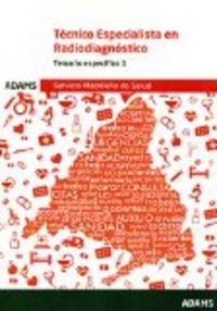 Temario 1 Técnico Especialista en Radiodiagnóstico del Servicio Madrileño de Salud, de Varios autores | portada del libro