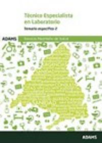 Temario 2 Técnico Especialista en Laboratorio Servicio Madrileño de Salud, de OBRA COLECTIVA | portada del libro