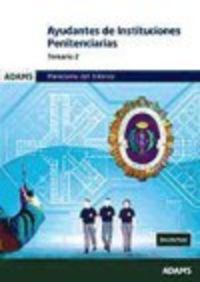 Temario 2 de Ayudantes de Instituciones Penitenciarias, de Obra colectiva | portada del libro