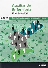 Temario espec¡fico Auxiliares Enfermer¡a Conseller¡a de Sanidad Universal y Salud Pública, de OBRA COLECTIVA | portada del li