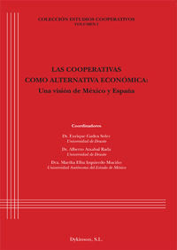 Las cooperativas como alternativa económica. Una visión de México y España, de Gadea Soler | portada del libro