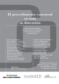 El procedimiento concursal en toda su dimensión, de Martín Molina | portada del libro