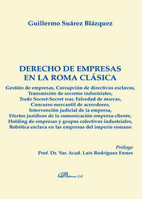 Derecho de empresas en la Roma clásica, de Suárez Blázquez | portada del libro