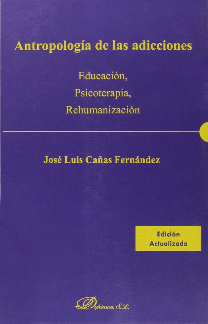 Antropología de las adicciones, de Cañas Fernández | portada del libro