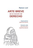 Arte breve de la invención del derecho, de RAFAEL RAMIS BARCELO | portada del libro