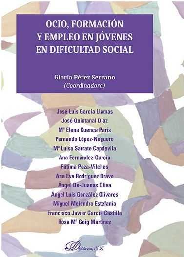 Ocio, formación y empleo en jóvenes en dificultad social, de Pérez Serrano | portada del libro