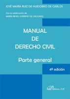 Manual de Derecho Civil. Parte general, de Varios autores | portada del libro