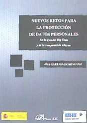 Nuevos retos para la protección de datos personales, de Garriga Domínguez | portada del libro