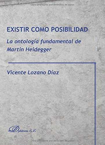 Existir como posibilidad, de Lozano Díaz | portada del libro