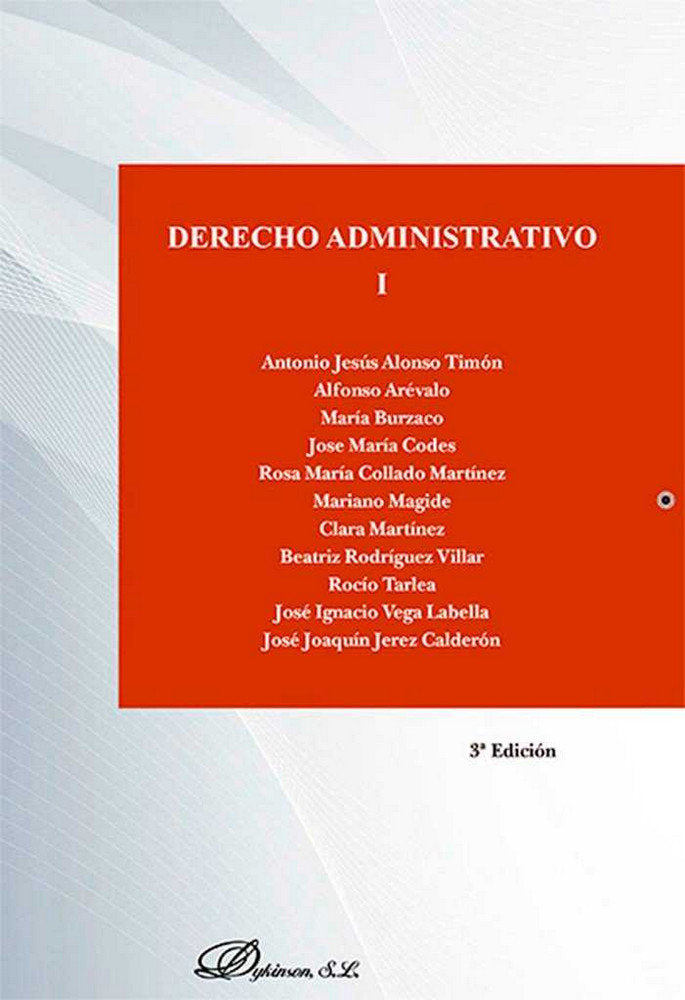 Derecho Administrativo I, de Burzaco Samper | portada del libro