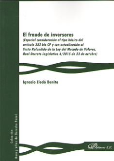 El fraude de inversores, de Lledó Benito, Ignacio | portada del libro