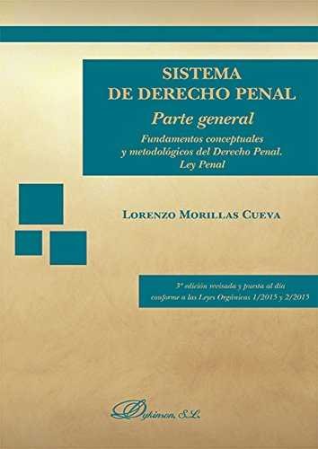 Sistema de Derecho Penal. Parte general, de Morillas Cueva | portada del libro