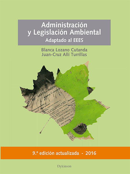 Administración y legislación ambiental, de Lozano Cutanda | portada del libro