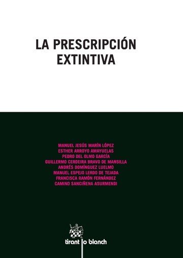 La Prescripción Extintiva, de Marín López | portada del libro