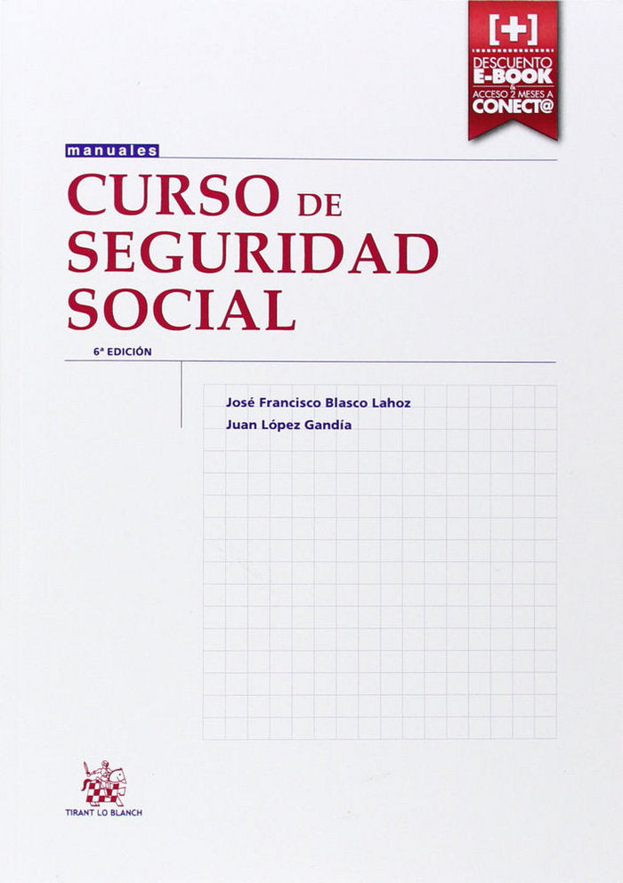 Curso de Seguridad Social 6ª Edición 2014, de Blasco Lahoz | portada del libro