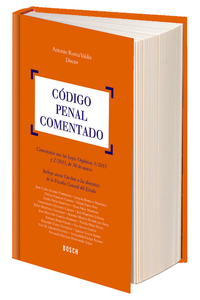 Código Penal comentado, de Varios autores | portada del libro