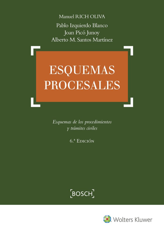 Esquemas Procesales (6.ª Edición), de Rich Oliva, Manuel | portada del libro