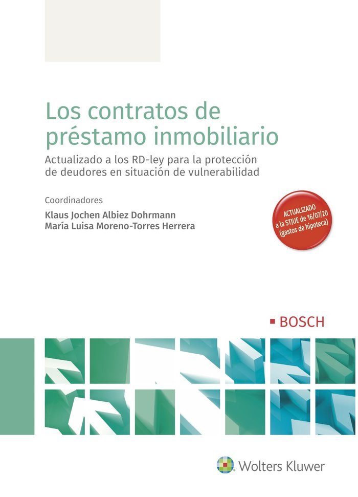 LOS CONTRATOS DE PRESTAMO INMOBILIARIO | portada del libro
