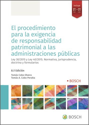 EL PROCEDIMIENTO PARA LA EXIGENCIA DE RESPONSABILIDAD PATRIMONIAL A LAS ADMINIST, de COBO OLVERA, TOMAS | portada del libro