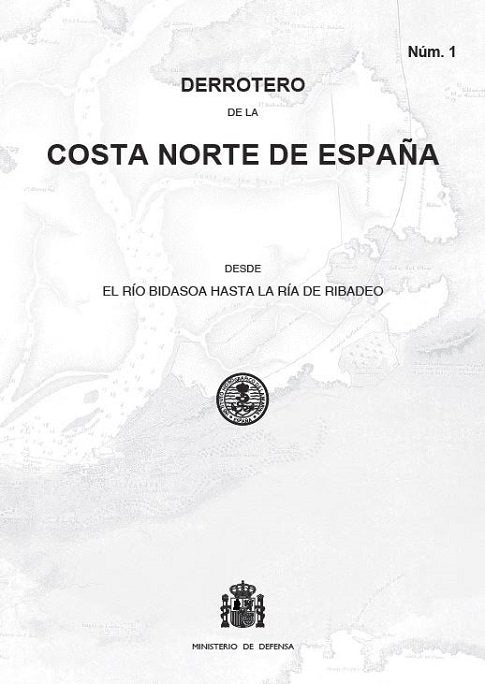 Derrotero de la costa norte de España desde el río Bidasoa hasta la ría de Ribadeo | portada del libro