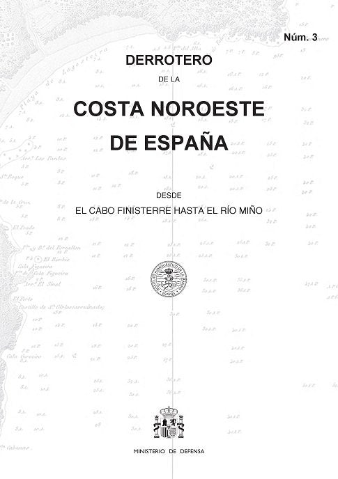 Derrotero de la costa noroeste de España desde el cabo Finisterre hasta el río Miño | portada del libro