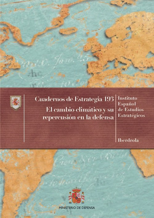 El cambio climático y su repercusión en la Defensa | portada del libro