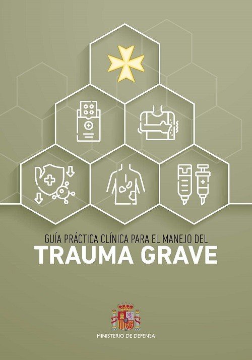 GUIA DE PRACTICA CLINICA PARA EL MANEJO DEL TRAUMA GRAVE | portada del libro
