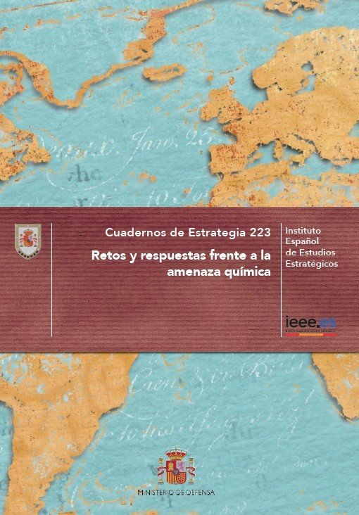 RETOS Y RESPUESTAS FRENTE A LA AMENAZA QUIMICA, de INSTITUTO ESPAÑOL DE ESTUDIOS ESTRATEGIC | portada del libro