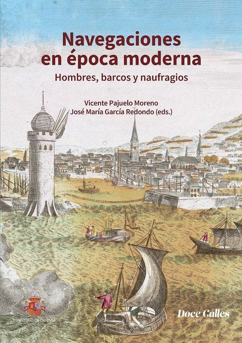 NAVEGACIONES EN EPOCA MODERNA, de PAJUELO MORENO | portada del libro