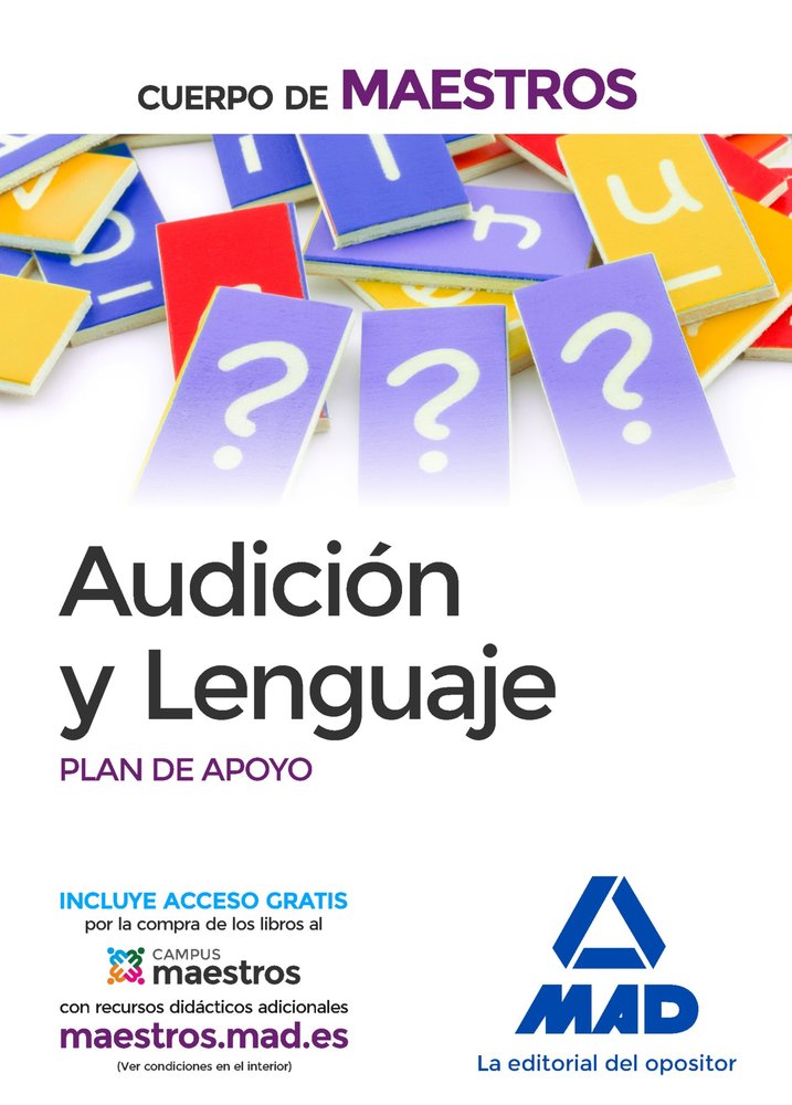 Cuerpo de Maestros Audición y Lenguaje. Plan de Apoyo, de CENTRO DE ESTUDIOS VECTOR, S.L. | portada del libro