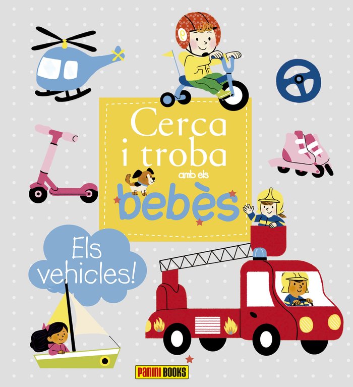 Cerca i troba amb els bebès, Els vehicles! | portada del libro