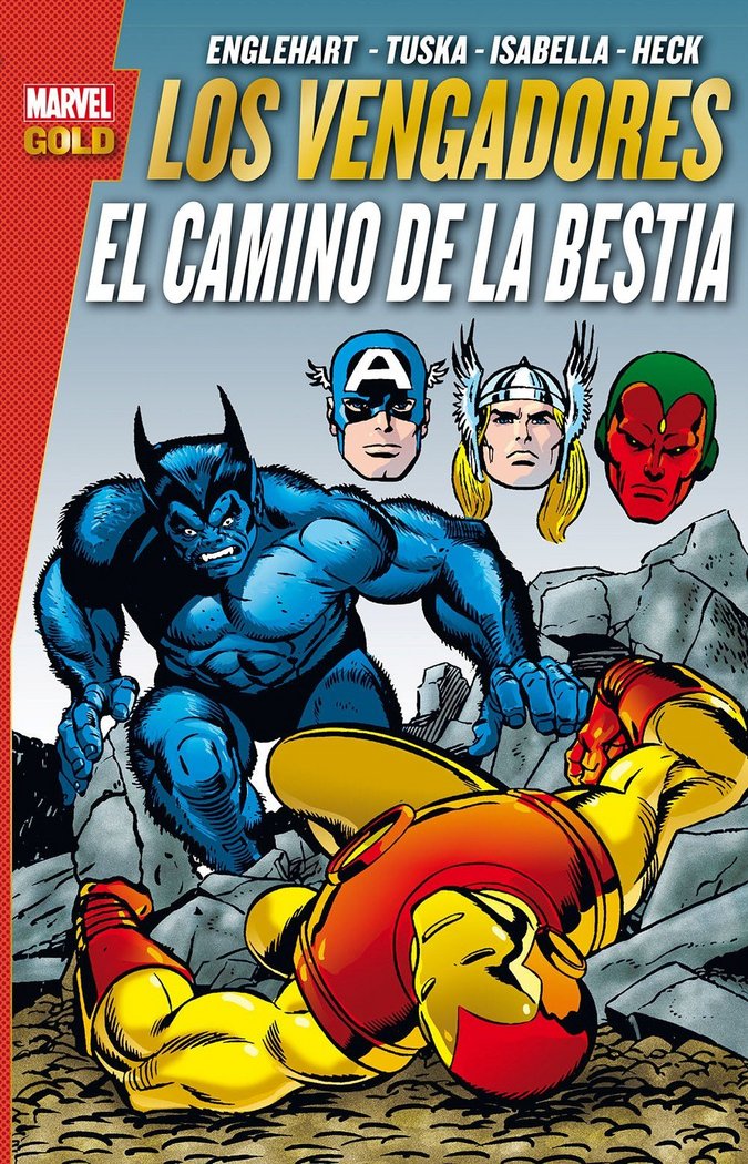 LOS VENGADORES EL CAMINO DE LA BESTIA, de ENGLEHART#ISABELLA#TUSKA#POLLARD | portada del libro