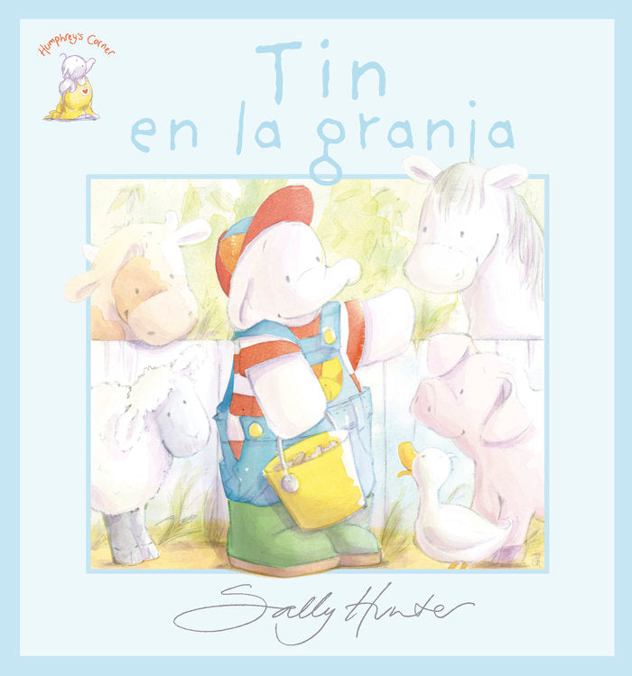 TIN EN LA GRANJA, de Sally Hunter | portada del libro