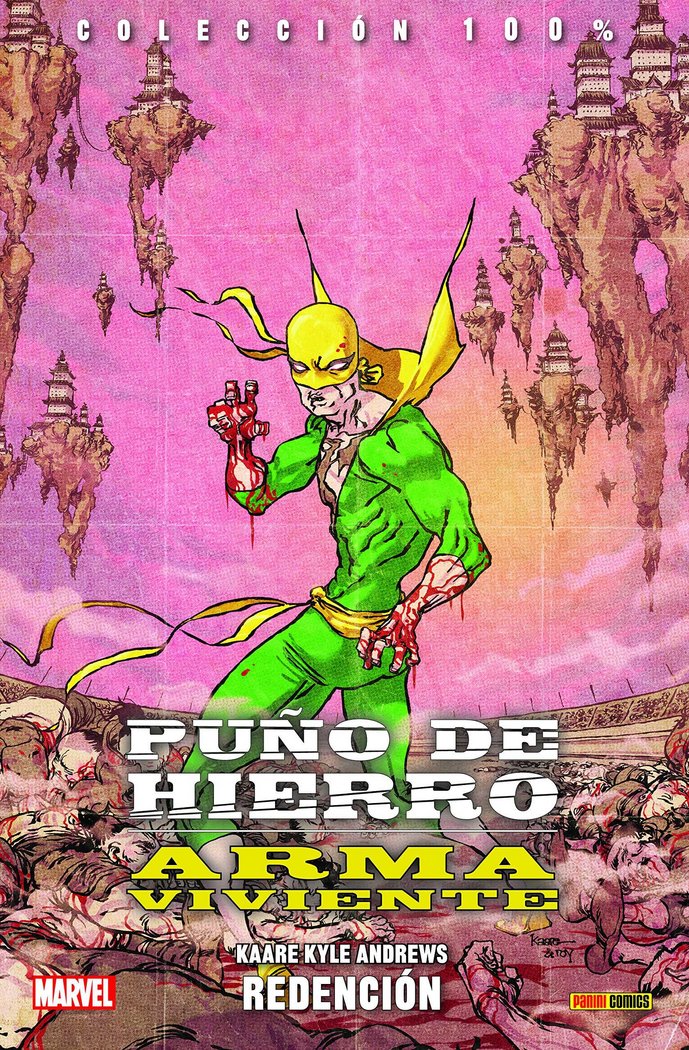 PUÑO DE HIERRO: ARMA VIVIENTE 02, de ANDREWS KAARE | portada del libro