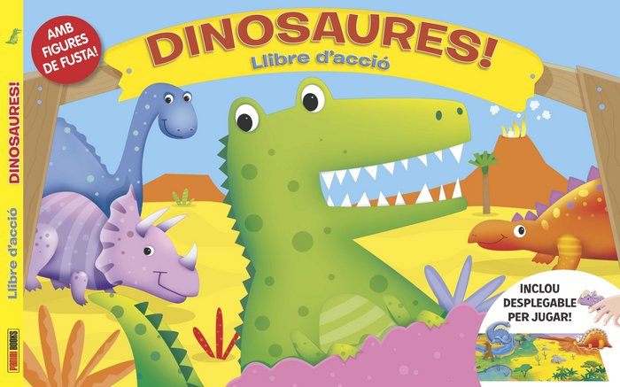 Llibre d'acció. Dinosaures! | portada del libro
