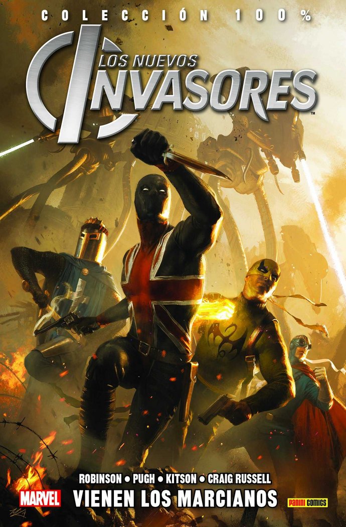 100 MARVEL NUEVOS INVASORES, de VARIOS | portada del libro