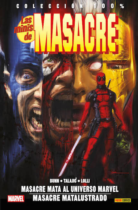 MASACRE MATA AL UNIVERSO MARVEL, de VVAA | portada del libro