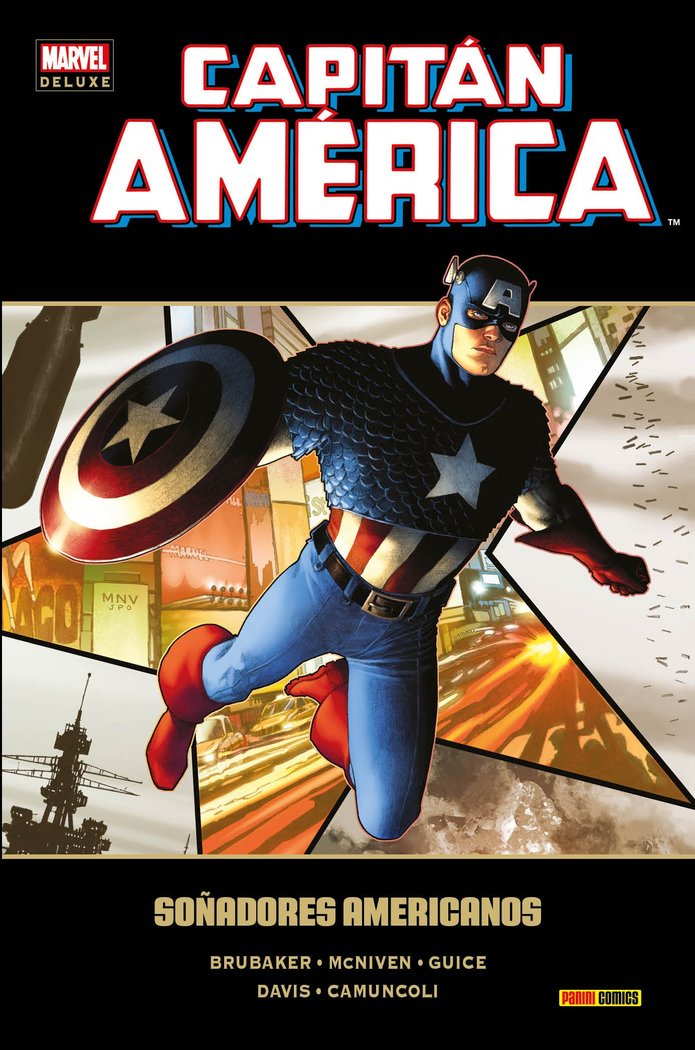 CAPITAN AMERICA: SUEÑOS AMERICANOS, de BRUBAKER | portada del libro