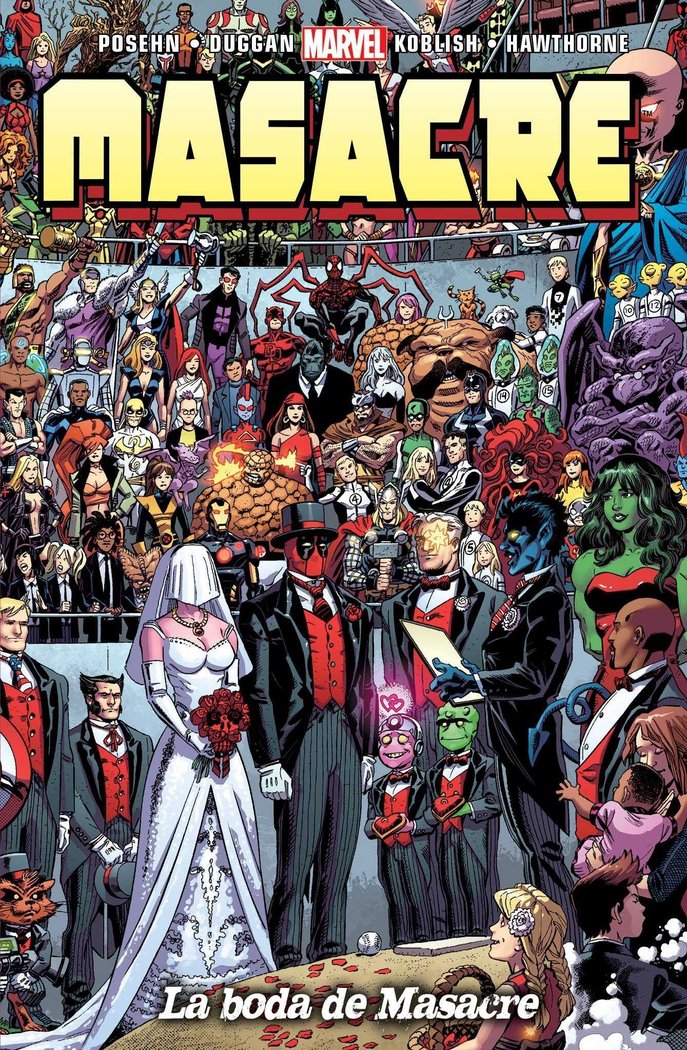 MASACRE 18 LA BODA DE MASACRE, de GERRY DUGAN#BRIAN POSEHN#SCOTT KOBLISH | portada del libro