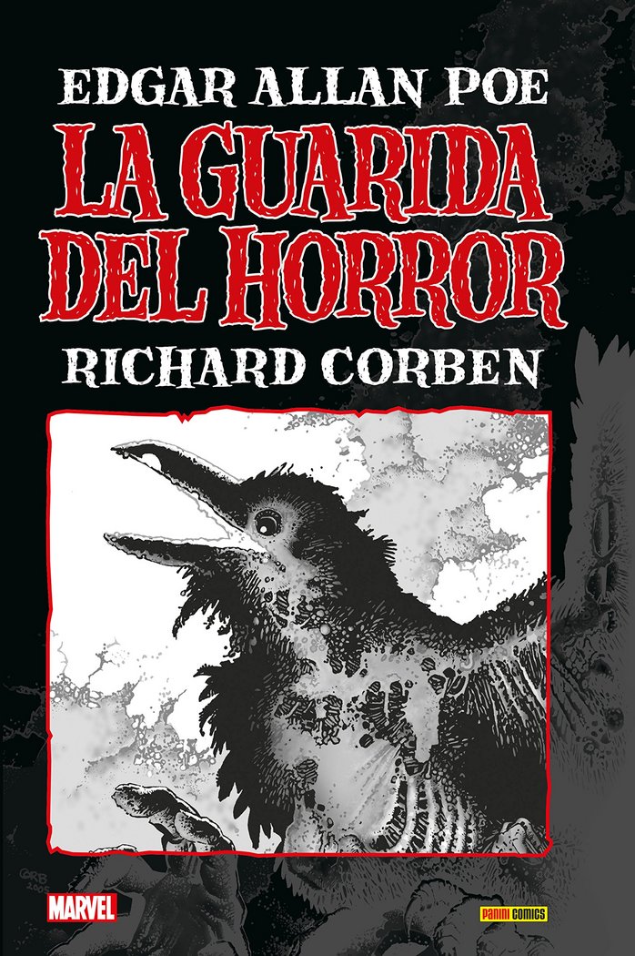 LA GUARIDA DEL HORROR (EDGAR ALLAN POE), de RICHARD CORBEN | portada del libro