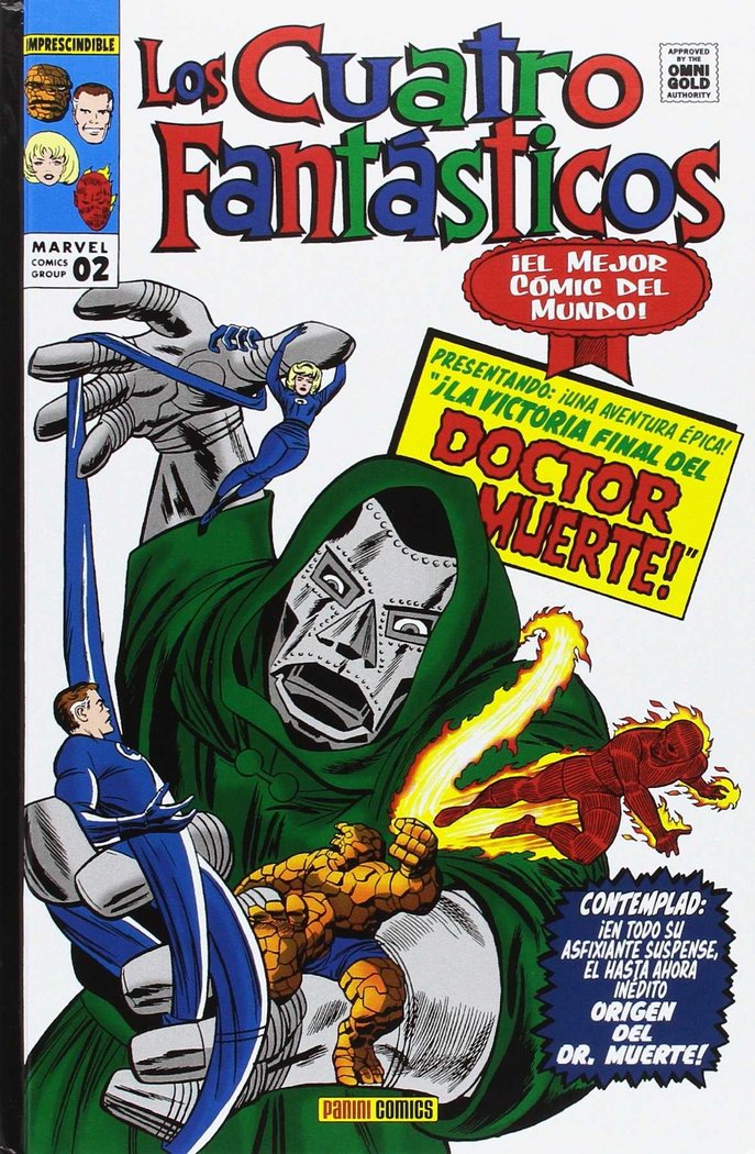 LOS CUATRO FANTASTICOS, de LEE | portada del libro