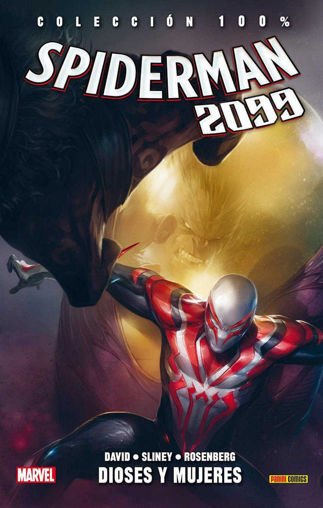 Spiderman 2099 04: dioses y mujeres, de DAVID#PETER#SLINEY | portada del libro