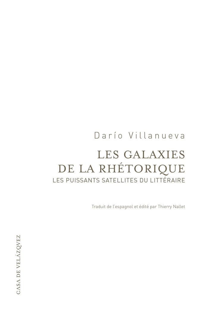 Les galaxies de la rhétorique, de Villanueva, Darío | portada del libro