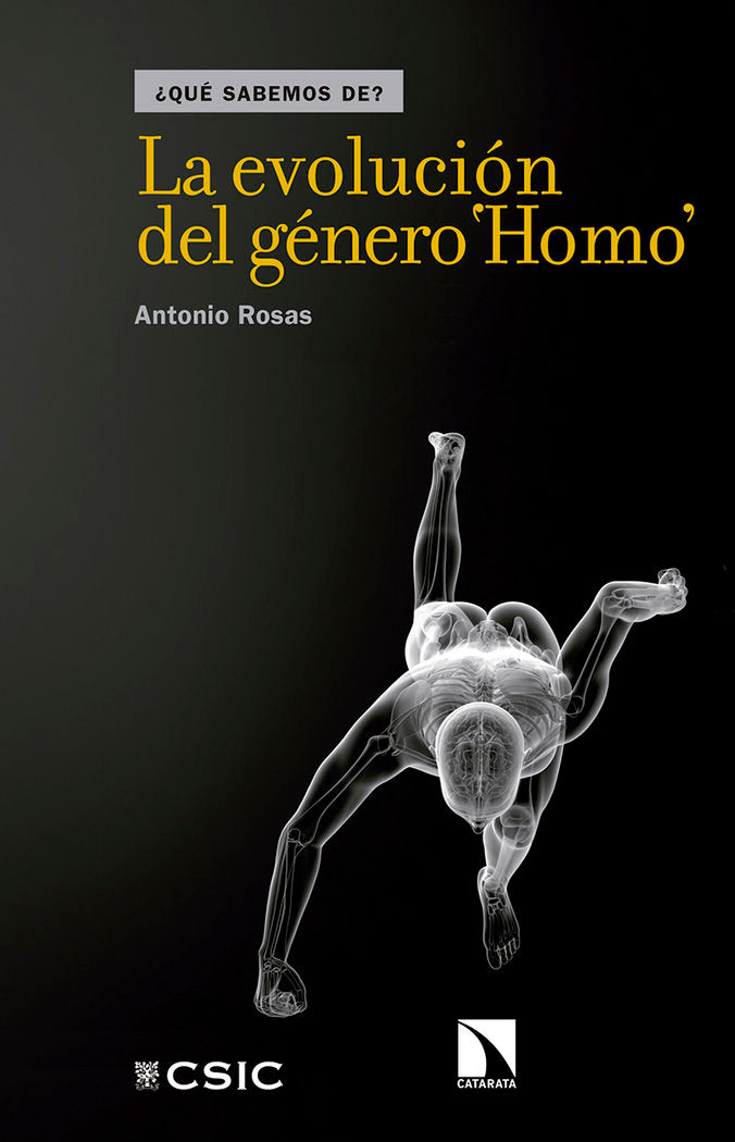 La evolución del género Homo, de Rosas González, Antonio | portada del libro