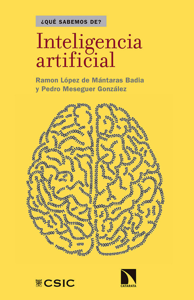 INTELIGENCIA ARTIFICIAL, de RAMóN LóPEZ DE MáNTARAS BADIA | portada del libro
