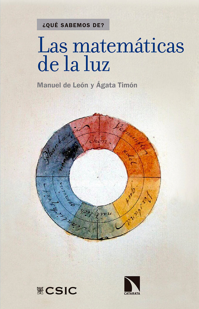 Las matemáticas de la luz, de de León Rodríguez, Manuel | portada del libro